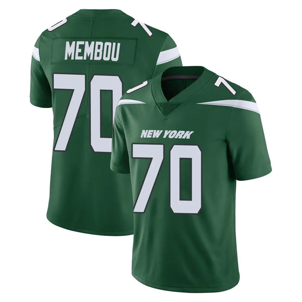 Qdoa NY.Jets #70 Armand Membou Player Green Limited Vapor Home Game Stitched Jerseys