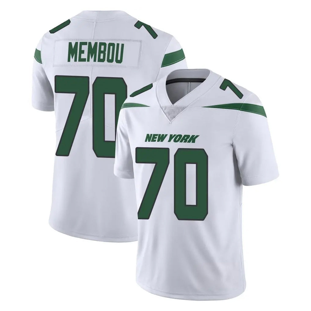 Qdoa NY.Jets #70 Armand Membou Player White Spotlight Limited Vapor Home Game Stitched Jerseys