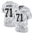 Qdoa NY.Jets #71 Josh Myers Player Arctic Camo Salute to Service Limited Game Stitched Jerseys