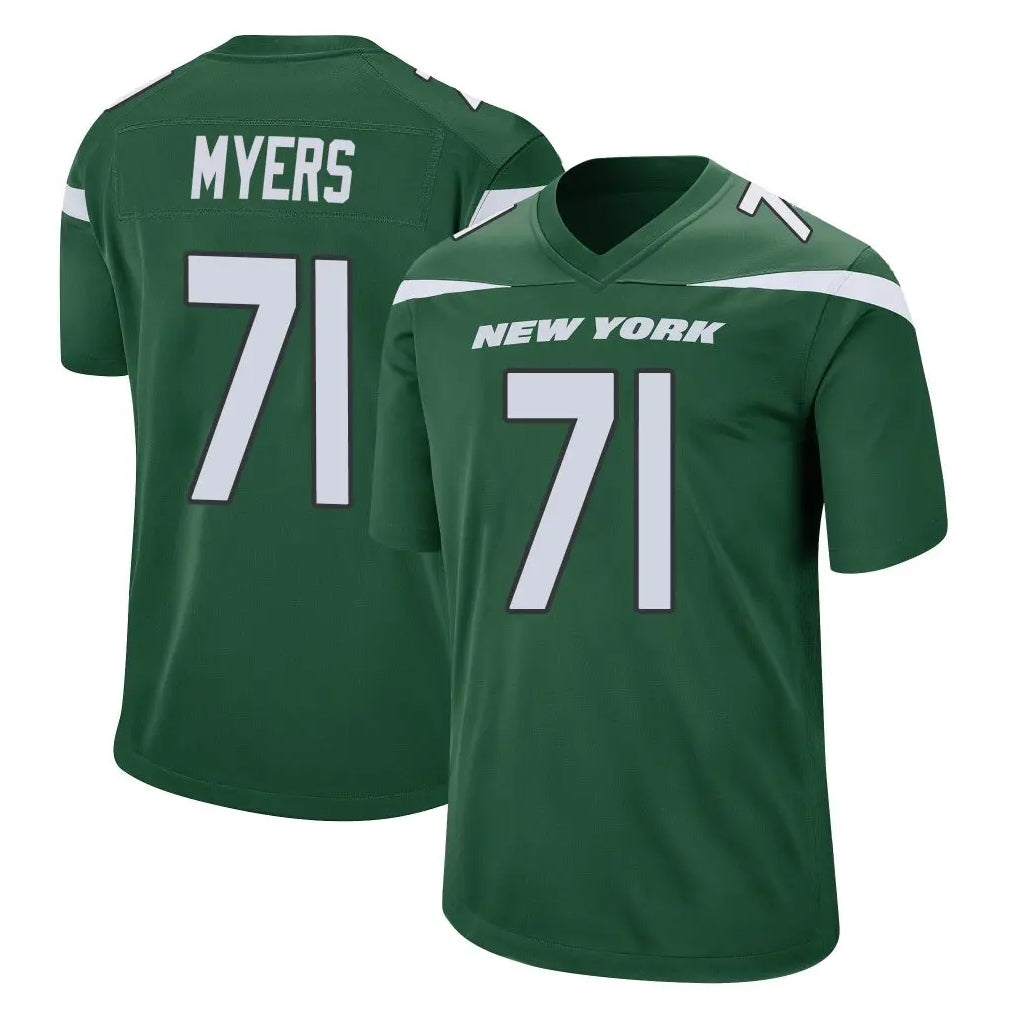 Qdoa NY.Jets #71 Josh Myers Player Green Home Game Stitched Jerseys