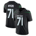 Qdoa NY.Jets #71 Josh Myers Player Stealth Black Limited Vapor Home Game Stitched Jerseys