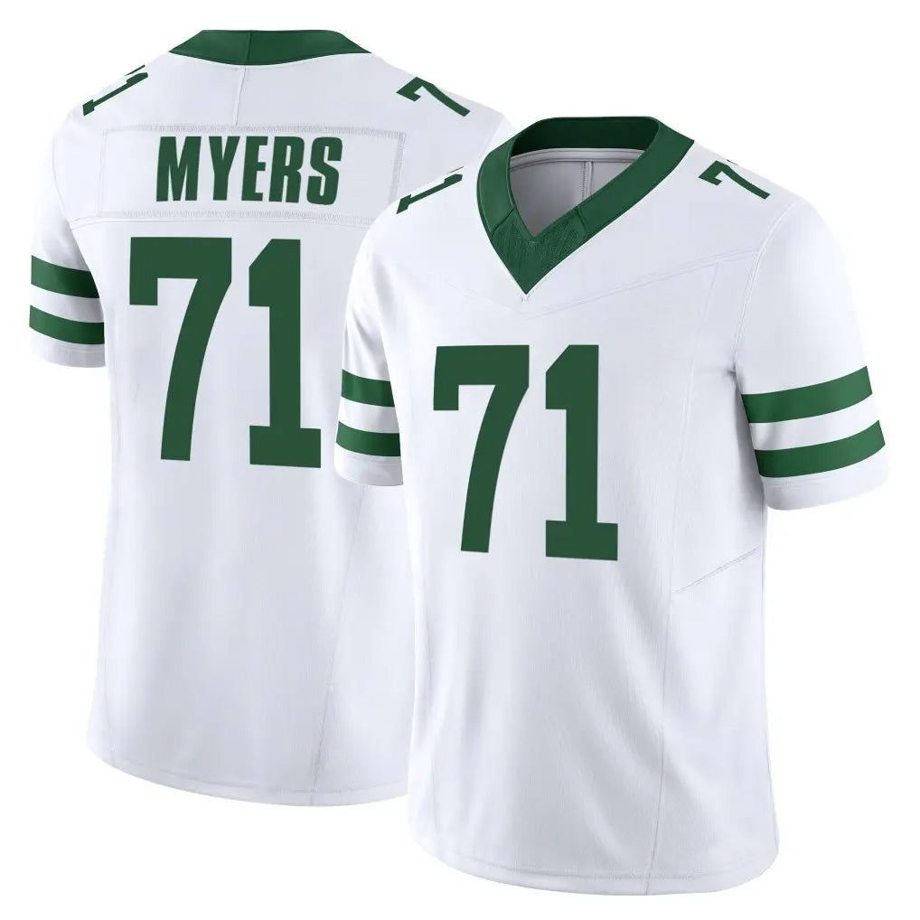 Qdoa NY.Jets #71 Josh Myers Player White Legacy Limited Vapor F.U.S.E. Home Game Stitched Jerseys