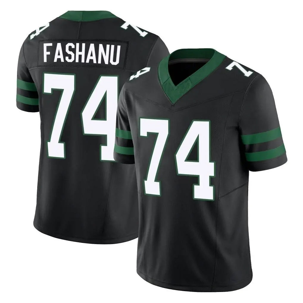 Qdoa NY.Jets #74 Olu Fashanu Player Black Limited Legacy Vapor F.U.S.E. Home Game Stitched Jerseys