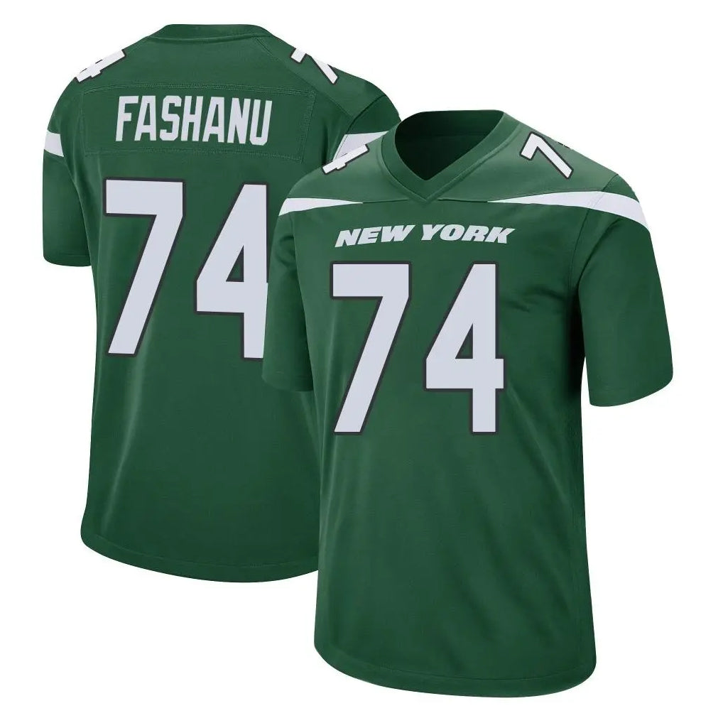 Qdoa NY.Jets #74 Olu Fashanu Player Green Home Game Stitched Jerseys