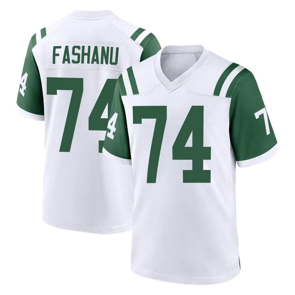 Qdoa NY.Jets #74 Olu Fashanu Player White Classic Home Game Stitched Jerseys