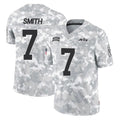 Qdoa NY.Jets #7 Geno Smith Player Arctic Camo Salute to Service Limited Game Stitched Jerseys