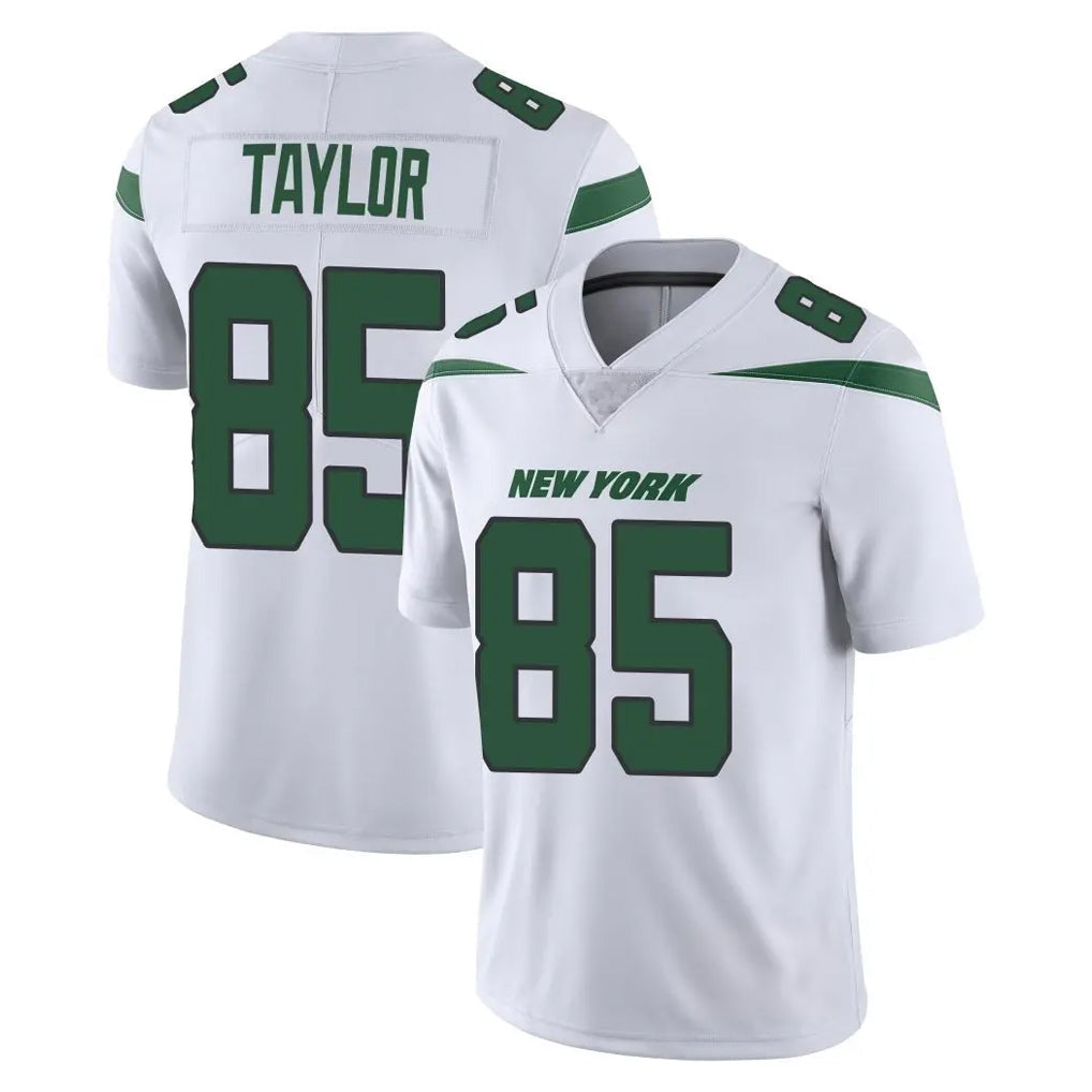 Qdoa NY.Jets #85 Mason Taylor Player White Spotlight Limited Vapor Home Game Stitched Jerseys