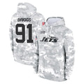 Qdoa NY.Jets #91 Jowon Briggs Player Arctic Camo Salute to Service Pullover Hoodies Limited Game Stitched Jerseys