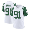 Qdoa NY.Jets #91 Jowon Briggs Player White Classic Home Game Stitched Jerseys
