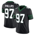 Qdoa NY.Jets #97 Harrison Phillips Player Black Limited Legacy Vapor F.U.S.E. Home Game Stitched Jerseys