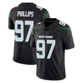 Qdoa NY.Jets #97 Harrison Phillips Player Stealth Black Limited Vapor Home Game Stitched Jerseys