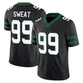 Qdoa NY.Jets #99 T'Vondre Sweat Player Black Limited Legacy Vapor F.U.S.E. Home Game Stitched Jerseys