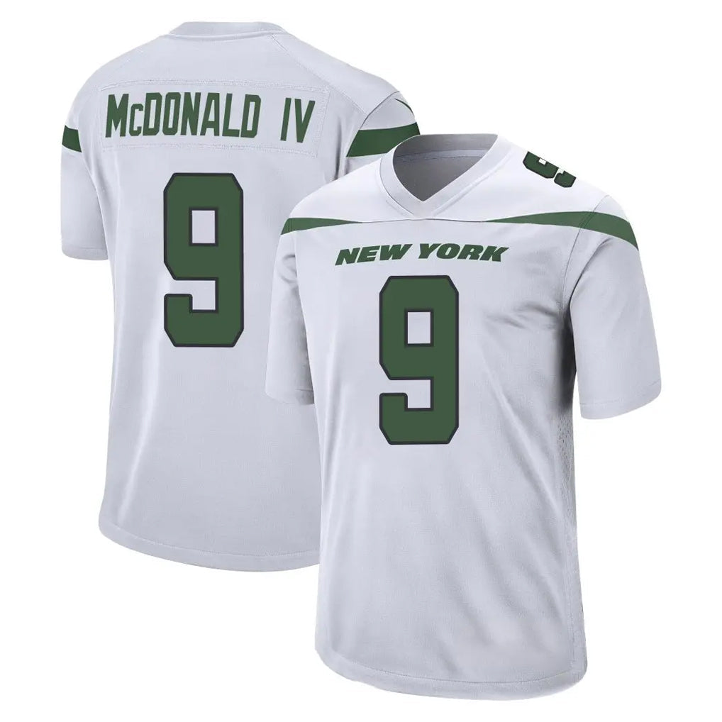 Qdoa NY.Jets #9 Will McDonald IV Player White Spotlight Home Game Stitched Jerseys