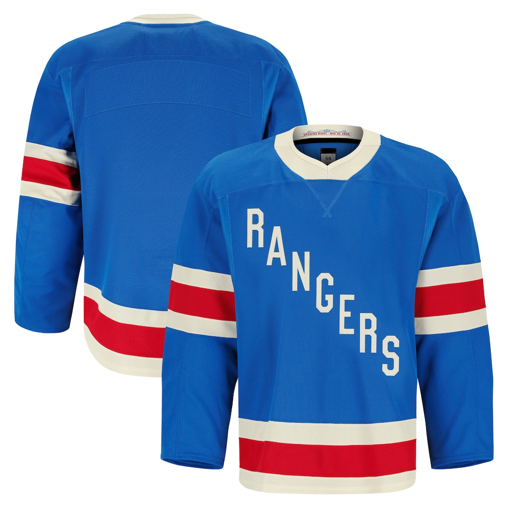 Qdoa NY.Rangers Blue Centennial Authentic Pro Jerseys