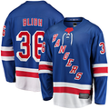 Qdoa NY.Rangers #36 Anton Blidh Blue Home Breakaway Jerseys