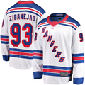 Qdoa NY.Rangers #93 Mika Zibanejad White Away Premier Breakaway Player Jerseys