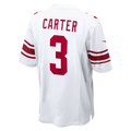 Qdoa NY.ork #3 Giants Abdul Carter  White Game Stitched Jerseys