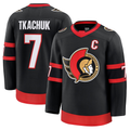 Qdoa O.Senators #7 Brady Tkachuk Black Home Premium Jerseys