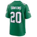 Qdoa P.Eagles #20 Brian Dawkins Green Alternate Retired Player Game Jersey Stitched American Stitched Jersey