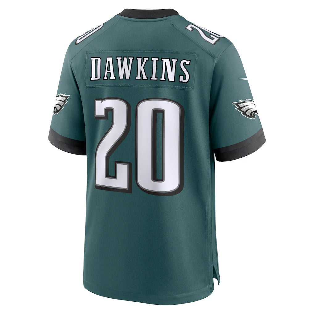 Qdoa P.Eagles #20 Brian Dawkins Midnight Green Team Retired Player Game Stitched Jerseys