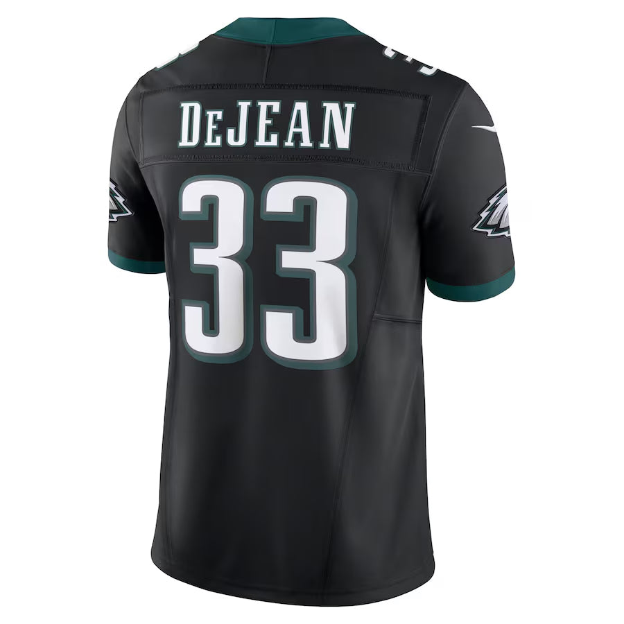 Qdoa P.Eagles #33 Cooper DeJean Player Black Vapor F.U.S.E. Limited Stitched Jerseys