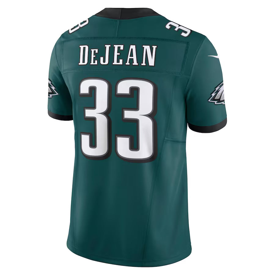 Qdoa P.Eagles #33 Cooper DeJean Player Midnight Green Vapor F.U.S.E. Limited Stitched Jerseys