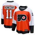 Qdoa P.Flyers #11 Travis Konecny Orange Home Breakaway Jerseys