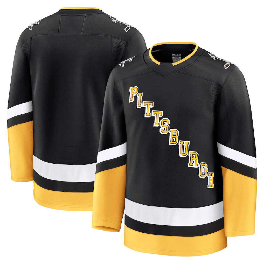 Qdoa P.Penguins Black Alternate Premium Jerseys