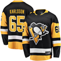 Qdoa P.Penguins #65 Erik Karlsson Black Home Breakaway Jerseys