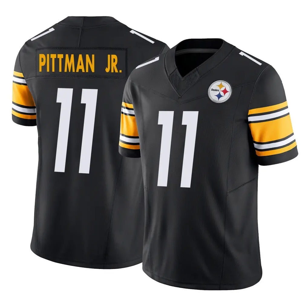 Qdoa P.Steelers #11 Michael Pittman Jr. Player Black Limited Vapor F.U.S.E. Home Game Stitched Jerseys