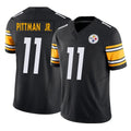 Qdoa P.Steelers #11 Michael Pittman Jr. Player Black Limited Vapor F.U.S.E. Home Game Stitched Jerseys