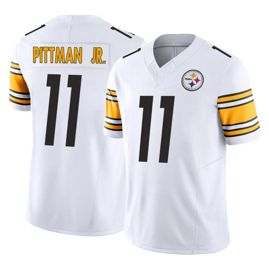 Qdoa P.Steelers #11 Michael Pittman Jr. Player White Limited Vapor F.U.S.E. Home Game Stitched Jerseys
