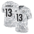 Qdoa P.Steelers #13 Rico Dowdle Player Arctic Camo Limited Salute To Service Home Game Stitched Jerseys