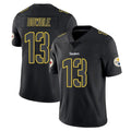 Qdoa P.Steelers #13 Rico Dowdle Player Black Impact Limited Home Game Stitched Jerseys