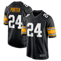Qdoa P.Steelers #24 Joey Porter Jr. Black Alternate Game American Stitched Jerseys