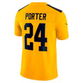 Qdoa P.Steelers #24 Joey Porter Jr. Gold Alternate 1933 Throwback Vapor F.U.S.E. Limited Stitched Jerseys