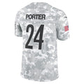 Qdoa P.Steelers #24 Joey Porter Jr. Limited Salute to Service Jerseys