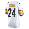 Qdoa P.Steelers #24 Joey Porter Jr. White Away Game American Stitched Jersey