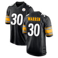 Qdoa P.Steelers #30 Jaylen Warren Player Black Home Game Stitched Jerseys