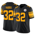 Qdoa P.Steelers #32 Franco Harris Player Black Vapor F.U.S.E. Limited Stitched Jerseys