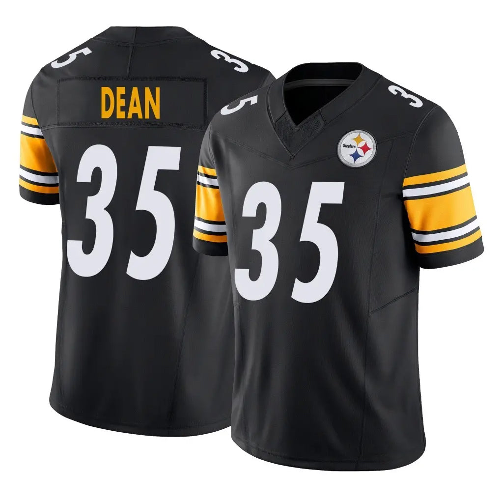 Qdoa P.Steelers #35 Jamel Dean Player Black Limited Vapor F.U.S.E. Home Game Stitched Jerseys