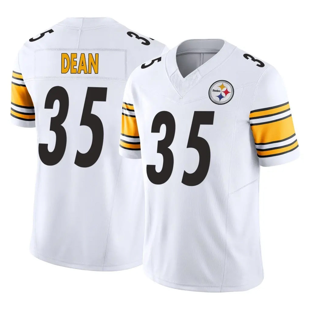Qdoa P.Steelers #35 Jamel Dean Player White Limited Vapor F.U.S.E. Home Game Stitched Jerseys