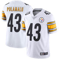 Qdoa P.Steelers #43 Troy Polamalu Player White Vapor Limited Stitched Jerseys