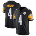 Qdoa P.Steelers #4 DK Metcalf Player Black Limited Vapor Untouchable Home Game Stitched Jerseys