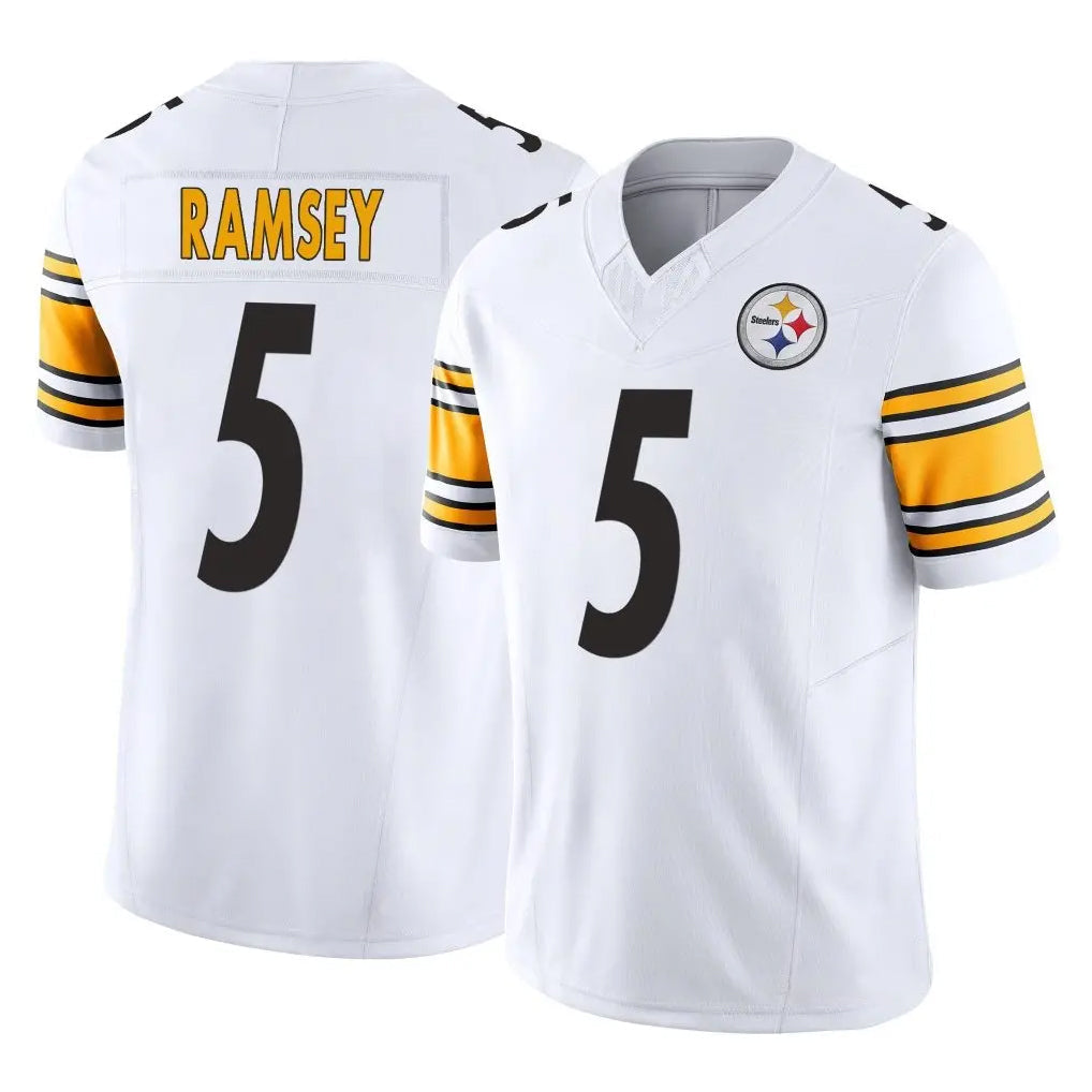 Qdoa P.Steelers #5 Jalen Ramsey Player White Limited Vapor F.U.S.E. Home Game Stitched Jerseys