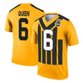 Qdoa P.Steelers #6 Patrick Queen Player Gold Legend Limited 1933 Throwback Performance Home Game Stitched Jerseys