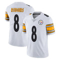 Qdoa P.Steelers #8 Aaron Rodgers Player White Limited Vapor Untouchable Home Game Stitched Jerseys