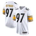 Qdoa P.Steelers #97 Cameron Heyward Player White Home Game Stitched Jerseys