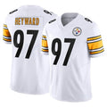 Qdoa P.Steelers #97 Cameron Heyward Player White Vapor F.U.S.E. Limited Stitched Jerseys