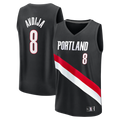 Qdoa PT.Blazers #8 Deni Avdija Fanatics Black Fast Break Replica Jerseys - Icon Edition